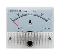 Vasiumic 85C1-A Tipo de puntero DC Amperímetro Analógico Panel Medidor de corriente con carcasa ignífuga ABS, medición precisa de 2.5 niveles, 1A-30A (DC 20A)