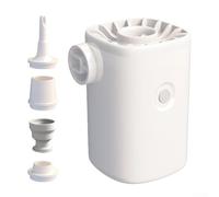 Vasiumic Aire portátil para acampar con luz LED, compresor de aire recargable de 1600 mAh para cama inflable, almohadilla de dormir, aire (3.5