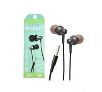 Vasiumic Auriculares con cable con control de llamada en línea, cuenta con graves pesados para una experiencia de sonido inmersiva, diseñados para ComFor Fort durante actividades deportivas (negro)