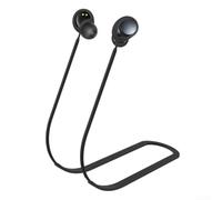 Vasiumic Auriculares, cuerda antipérdida de silicona para Soundcore Space A40, accesorio de ajuste seguro para evitar caídas, negro