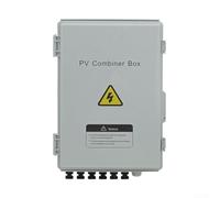 Vasiumic Breaker 550v 63a Ip65 Caja de conexiones impermeabilizada - Off- Panel Array Rv System 6-string Solar Pv Combiner Box con pararrayos