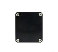 Vasiumic Caja de conexiones de 63 x 58 x 35 mm Ip65 Proyectos impermeables Conexión electrónica montada en la pared eléctrica al aire libre negro (2 unidades) (2 unidades)