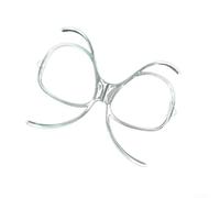 Vasiumic Esquí de marco de inserción óptica de PC flexible, prescripción ajustable compatible con modelos de profecía y conocimiento, soporte para gafas de snowboard (B)