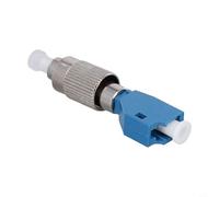 Vasiumic FC macho a LC hembra adaptador de fibra óptica conector monomodo Pigtail conversión de brida para medidor de potencia óptica (#1)