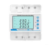Vasiumic Fotovoltaico sobre voltaje bajo la seguridad del motor de detección de pérdida de fase blanco 8. 5x7. 5cm. Energía Wifi trifásica 95x7 con metro