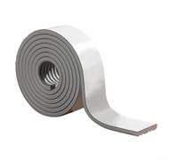 Vasiumic Funda de aislamiento de tubería de agua, 20 cm x 2 m, envoltura de espuma de aislamiento térmico para protección de tuberías al aire libre y reducción de ruido interior, cubierta de tubería