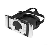 Vasiumic Gafas de realidad virtual 3D para Switch-OLED, diadema ajustable para un uso cómodo, material ABS resistente, mejora una amplia gama de juegos, para juegos inmersivos (negro)