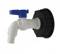 Vasiumic Grifo de jardín de plástico para exteriores, grifo de entrada de agua, grifo para tanque de agua, válvula de grifo de tambor, llave de lluvia