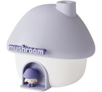 Vasiumic Humidificador de hongos, humidificador portátil USB, 300 ml, 7 colores cambiantes, luz LED, niebla silenciosa, para mini humidificador de escritorio para dormitorio, oficina, uso en
