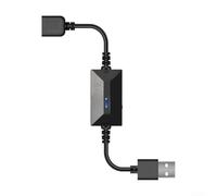 Vasiumic Interruptor de control remoto USB de 433 MHz, interruptor inalámbrico, tiras de luz LED, luces nocturnas, DC 5V-24V 2A y receptor de reproducción con función de aprendizaje, negro