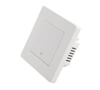 Vasiumic Interruptor de luz inteligente Zigbee, compatible con Tuya compatible con Moes Star Ring Series, interruptor de pared táctil, control remoto RF, material de PC blanco, controlador de