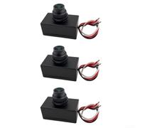 Vasiumic Interruptor de Nocturna 3uds para Jardín Exterior Interruptor | Activación automática por , ahorro energético, para ideal para calles y entradas, 3 unidades incluidas