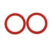 Vasiumic Junta de silicona para máquina de café expreso, junta de cabeza para VBM, para Faema E61/E98, decente, sello de válvula de descarga rojo de 8 mm de grosor (paquete de 2)