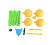 Vasiumic Kit de anemómetro de paletas meteorológicas, indicador de dirección del viento y modelo de sensor de viento STEM Educación, experimentos científicos y proyectos de aprendizaje en el aula