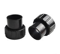 Vasiumic Kit de unión de repuesto para bomba de spa Pentair, adaptadores de acoplamiento de 1.5 pulgadas con tuercas y juntas tóricas, compatible con el número 350157, juego de reparación negro