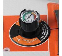 Vasiumic Manómetro para botes inflables, kayaks y tablas de surf, escala dual de 30 PSI/2 bar con movimiento de cobre puro, compacto y ligero (negro)