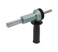 Vasiumic Martillo de limpieza de vástago de hormigón, herramienta de acero endurecido de 18 pines, herramienta de alta resistencia para mampostería SDS, 155 mm (verde)