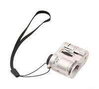 Vasiumic Medidor digital de pH, ORP y temperatura tipo bolígrafo con pantalla LCD transparente, diseño IP54 a prueba de polvo e impermeable, calibración automática multipunto (plata 80X)