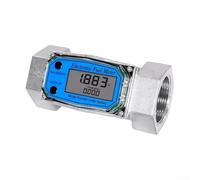 Vasiumic Medidor Electrónico de Turbina Pantalla Digital ±1 Precisión 304 Acero Diesel Queroseno Combustible (3.8 cm)