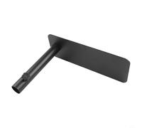 Vasiumic Neumático de acero resistente, soporte portátil para poste de bandera de portón trasero de coche, postes de 1.5 pulgadas de diámetro, base desmontable, eventos deportivos, color negro