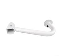 Vasiumic Panel solar inclinable flexible de las cámaras de pared luces pequeñas unidades blancas 30cm L-forma de aleación de aluminio soporte al aire libre (20 * 50 cm)