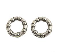 Vasiumic Paquete de 2 rodamientos de bolas de acero para auriculares de bicicleta y soporte inferior, múltiples diámetros interiores de 32 mm, 29 mm, 24 mm, 22 mm, se adapta a carretera, montaña y