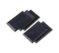 Vasiumic Para mini módulo de panel solar, paneles solares de 6 V 70 MA para proyectos de bricolaje, paquete de 5 72 x 45 mm para cargadores de luces, sistemas de energía pequeños y kits de ciencia