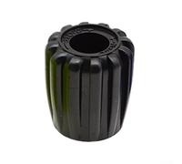 Vasiumic Pomo para volante de válvula cilíndrica de buceo con agarre antideslizante y marcas transparentes de apertura/cierre, repuesto para válvula reductora de presión de tanque de buceo Swi (negro)