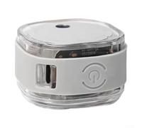 Vasiumic Rociador de granos de café con tecnología de nano-niebla antiestática, depósito y base magnética para molienda uniforme, liberación mejorada de aroma y reducción estática (blanco)