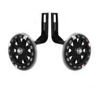 Vasiumic Ruedas de entrenamiento para niños para bicicleta de 14, 16, 20 pulgadas, ruedas de entrenamiento ajustables con luz LED multicolor, ruedas flash de poliuretano compatibles con SI (18