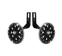 Vasiumic Ruedas de entrenamiento para niños para bicicleta de 14, 16, 20 pulgadas, ruedas de entrenamiento ajustables con luz LED multicolor, ruedas flash de poliuretano compatibles con SI (16