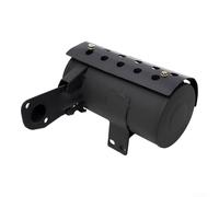 Vasiumic Silenciador de escape de generador en aleación de aluminio compatible con motores de refrigeración diésel 170F 178F 186F 192F para microcultivador y luz industrial (192F)