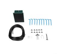 Vasiumic Sistema de riego solar, kit de riego automático por goteo con panel solar y temporizador para jardín, balcón, invernadero, cuidado de plantas