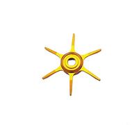 Vasiumic Six Star Drag Baitcast - Llave de descarga de freno para METANIUM ANTARES DC para modelos Curado 2022 2021, herramienta de carrete de pesca de aleación de aluminio de 60 mm (amarillo)