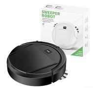 Vasiumic Suelo duro Madera Mármol Silencioso 15db Bajo ruido 40min Tiempo de ejecución - Control. Robot Aspirador 4 2cm Slim Auto Sweeping Machine (negro)