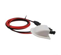 Vasiumic System Abs Ip68 Impermeable Techo de entrada Solar Doble Cable Extensión de cable que tiene 2 m RV Yate Panel fotovoltaico Glándula Instalación Negro (Blanco)