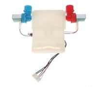 Vasiumic Válvula de entrada de lavadora W10683603 W10423125 AC120V repuesto para lavadora secadora, instalación, entrada consistente, válvula blanca