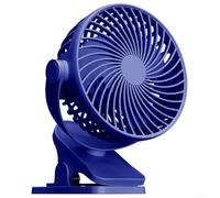 Vasiumic Ventilador portátil recargable con clip, ventilador de refrigeración personal de rotación de 720°, enfriador de aire silencioso USB portátil para mini ventilador para acampar al aire libre