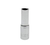 Vaso 1/2" bihexagonal 9/16", serie larga