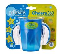 Vaso 360 Sin Boquilla Azul C/Asas 200 ml - Para Tu Bebé