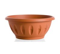 Vaso A Cuenco 35 Cm. Con Plato De Terracota 30735