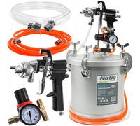 Vaso a presión neumático para blanqueamiento 10L - pintura en aerosol