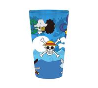 Vaso Grande ABYstyle One Piece Calaveras 400 ml - Aventura y Estilo