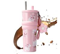 Vaso aislado de acero inoxidable 24oz - 201 Stainless Steel Shell 316 Śtainless Śteel Liner 710ml 27x7cm Lid And Straw Unspecificed Color - Leakproof Coffee Cup - Portable Reusable Travel Bottle