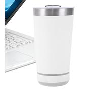 Vaso Altavoz Inalámbrico,Taza Aislada de 473 ml | Taza de acero inoxidable,Para campistas, viajeros, playa, barbacoa, hogar, oficina, picnic, viaje por carretera, zumos, bebidas,