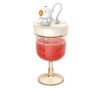 Vaso Antiderrame para Niños con Diseño de Copa de Vino | Diseño Divertido Portátil a Prueba de Derrames | para Viajes, Uso Diario y Comidas en Casa,para camping, picnic, guardería, niños y niñas a par