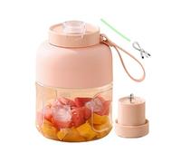 Vaso Batidora Portátil | Licuadora De Viaje Sin Cable 1 Litro - Utensilio para Frutas Verduras en Viajes Playa Exteriores Hogar Deportes