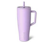 Vaso Brate Era de 40 oz con asa y pajita | Vaso t?rmico 100 % herm?tico con tapa y pajita | Hecho de acero inoxidable | Compatible con portavasos