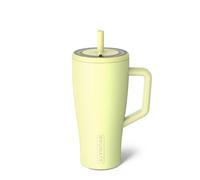 Vaso BrMate Era de 30 oz con asa y pajita | Vaso t?rmico 100 % herm?tico con tapa y pajita | Hecho de acero inoxidable | Compatible con portavasos B
