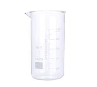 vaso con escala de medición, Paquete de 1 vaso medidor vidrio con escala 50-1000 ml for equipos laboratorio(1000)